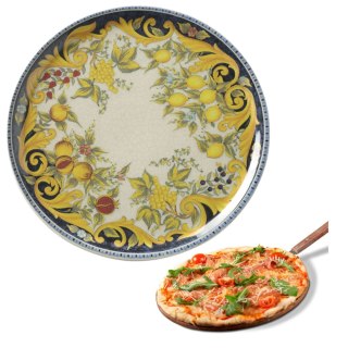 Talerz do Pizzy Blackboard Napoli 1 Sztuka Ø33 cm | HENDI 777855