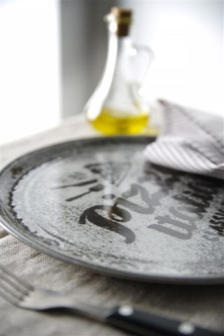 Talerz do Pizzy Recipe Collection Black Czarny 330mm | HENDI 778937