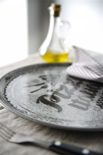 Talerz do Pizzy Recipe Collection Black Czarny 330mm | HENDI 778937