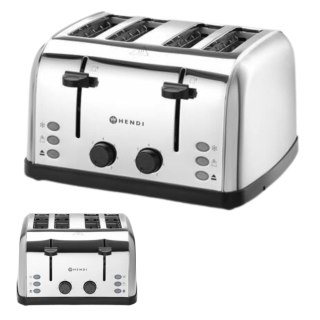 Toster Na 4 Tosty do Hotelu Bufetu 1500W 295x335x180 | HENDI 261187