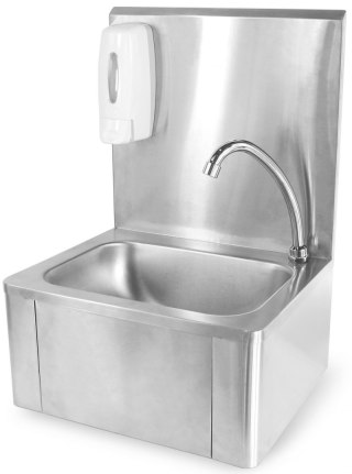 Umywalka bezdotykowa z Baterią i Dozownikiem | HENDI 810309