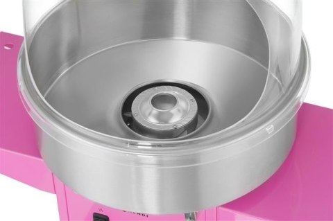 Urządzenie do Waty Cukrowej z Wózkiem 1130W Pastelowy Różowy | HENDI 282809