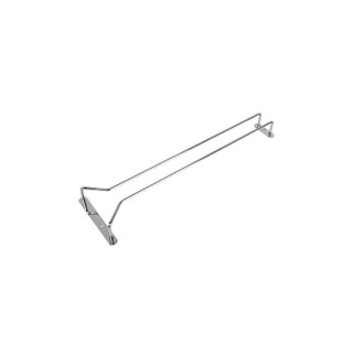 Wieszak na Kieliszki 1-Rzędowy Chromowany 400 mm | STALGAST 478010