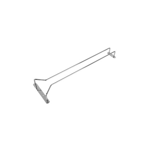 Wieszak na Kieliszki 1-Rzędowy Chromowany 400 mm | STALGAST 478010