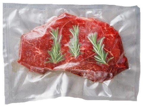 Worki do Pakowarki Komorowej Listowej Moletowane 15x25 cm | HENDI 297414