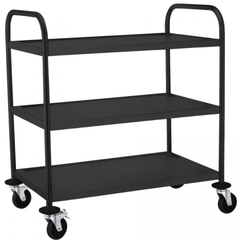 Wózek 3-Półkowy 90x59x93 Czarny | HENDI 811320