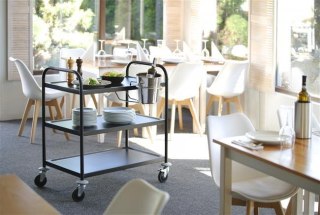 Wózek 3-Półkowy 90x59x93 Czarny | HENDI 811320