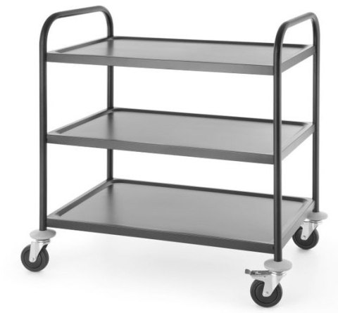 Wózek 3-Półkowy 90x59x93 Czarny | HENDI 811320