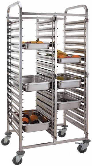 Wózek do Transportu Pojemników 30x GN 1/1 | HENDI 810576