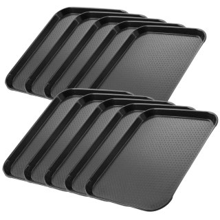 10x Taca Barowa Fast Food 265x345 Czarna Zestaw 878750 | HENDI 878750_10