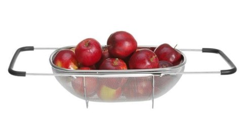 Cedzak Rozsuwany Na Zlew 360x240x115 mm Stalowy | HENDI 535219