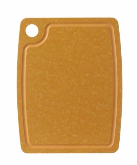 Deska do Krojenia z Włókna Drzewnego Brązowy 370x275x6mm | HENDI 505731