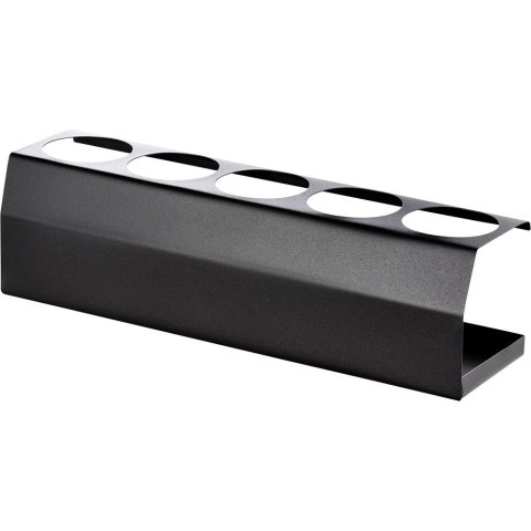 Ekspozytor Na Dyspensery do Sosów Czarny 5x Ø75 mm | STALGAST 065115