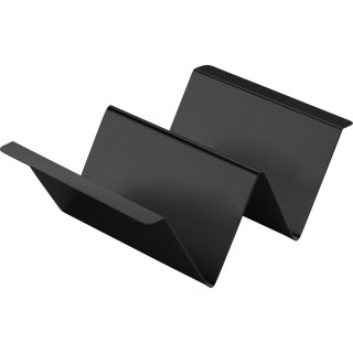 Ekspozytor Na Kanapki i Przekąski z Uchwytem 3-Przegródki Czarny | STALGAST 348043