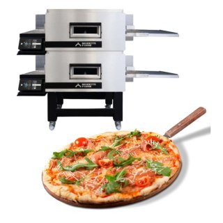 Elektryczny Piec Taśmowy Przelotowy 2-Komorowy T64 | MORETTI FORNI MFMT64E2