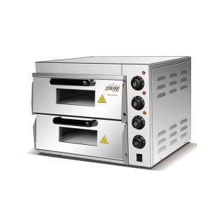 Elektryczny Piec do Pizzy 2-Komorowy Ø40cm | SZRON WHPO2ST