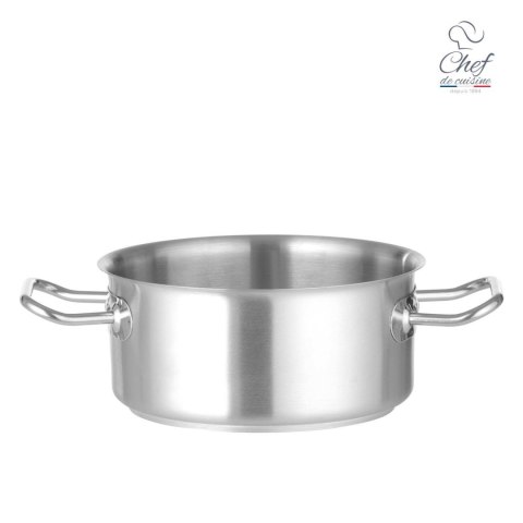 Garnek ze Stali Nierdzewnej Niski 4,7l ⌀240x105 | CHEF DE CUISINE 831328