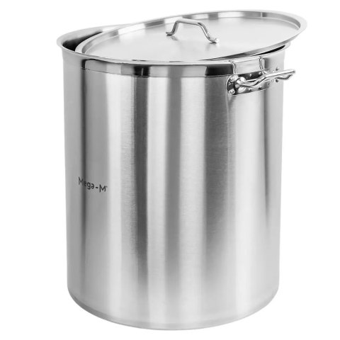 Garnek ze Stali Nierdzewnej Aisi 443 Wysoki z Pokrywką Pro 115l 50x60 cm | MTP005036