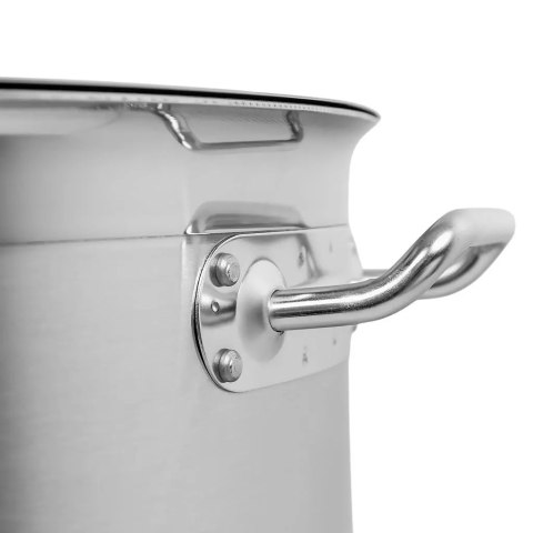 Garnek ze Stali Nierdzewnej Aisi 443 Wysoki z Pokrywką Pro 115l 50x60 cm | MTP005036