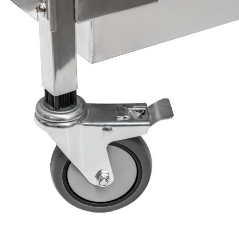 Wózek Gastronomiczny Kelnerski 95x50x95cm 3-Półki Stal Nierdzewna | MTP001917