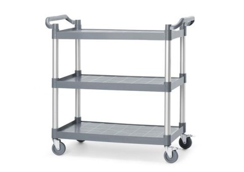Wózek Kelnerski 3-Półkowy z Polipropylenu 1010x500x(H)960mm | HENDI 816264