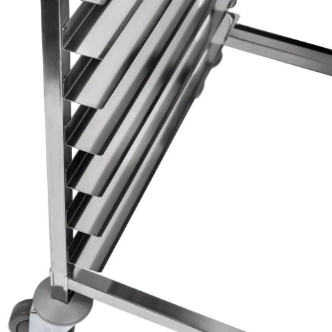 Wózek Regał Mobilny Gastronomiczny Na Tace 62x47x174cm Stal Nierdzewna | MTP001807