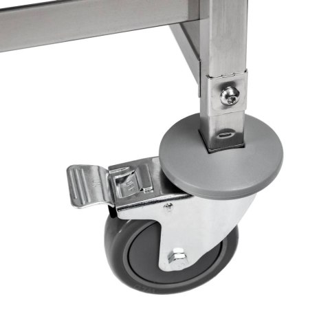 Wózek Regał Mobilny Gastronomiczny Na Tace 62x47x174cm Stal Nierdzewna | MTP001807