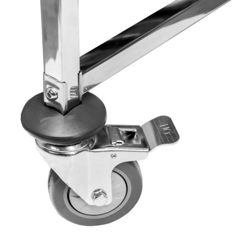 Wózek Transportowy Gastronomiczny ze Stali Nierdzewnej Na Tace 74x55x170 | MTP001921