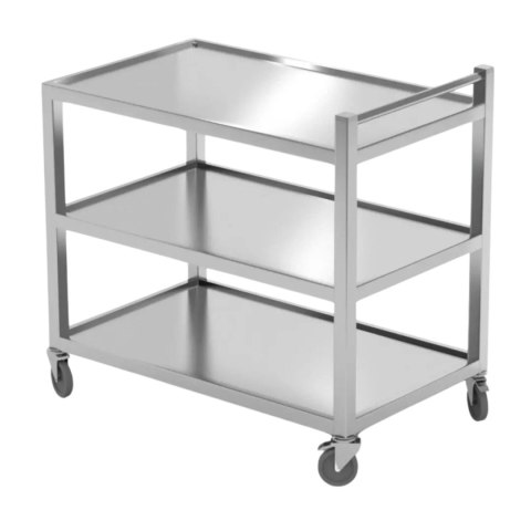 Wózek ze Stali Nierdzewnej 3-Półkowy 80x50 | HENDI 810224