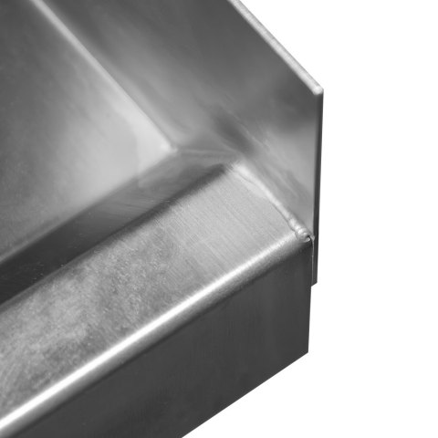 Zlew Gastronomiczny Dwukomorowy z Półką 1200x700x850mm | MTP005067