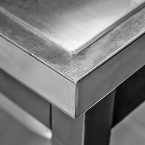 Zlew Gastronomiczny Dwukomorowy z Szafką 1000x700x850cm | MTP004749