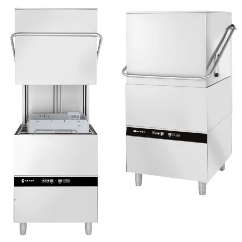 Zmywarka Gastronomiczna Kapturowa 50x50 z Dozownikami i Pompą | HENDI 231340