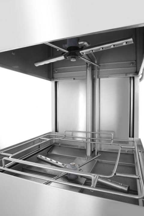 Zmywarka Gastronomiczna Kapturowa 50x50 z Dozownikami i Pompą | HENDI 231340