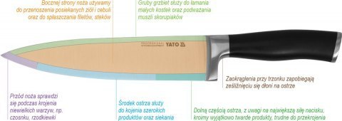 Nóż Kuchenny 250 Mm Yato Yg-02231