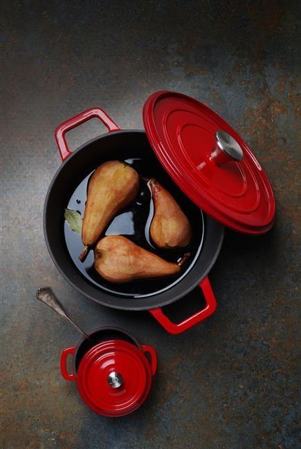 Garnek Żeliwny Emaliowany 0,2l Czerwony 130x100x48 | HENDI 626856