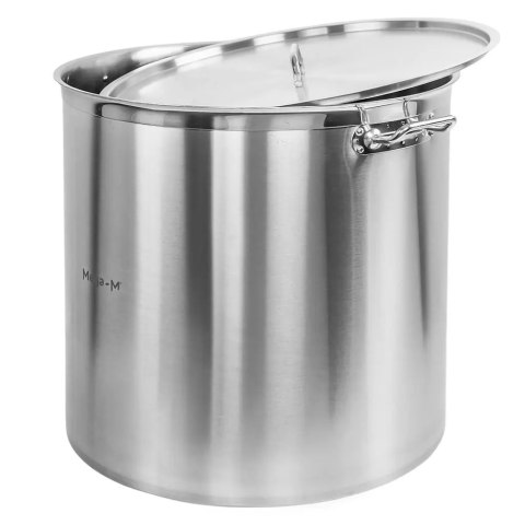 Garnek ze Stali Nierdzewnej Wysoki z Pokrywk 170l 60x60cm | MTP005040