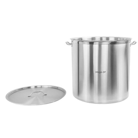 Garnek ze Stali Nierdzewnej Wysoki z Pokrywk 170l 60x60cm | MTP005040