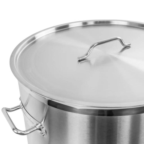 Garnek ze Stali Nierdzewnej Wysoki z Pokrywk 170l 60x60cm | MTP005040