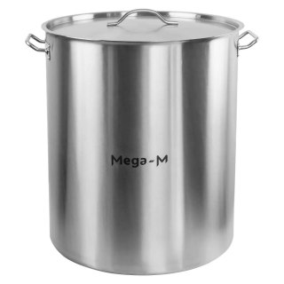 Garnek ze Stali Nierdzewnej Wysoki z Pokrywką 115l 50x60 cm | mm-B100110