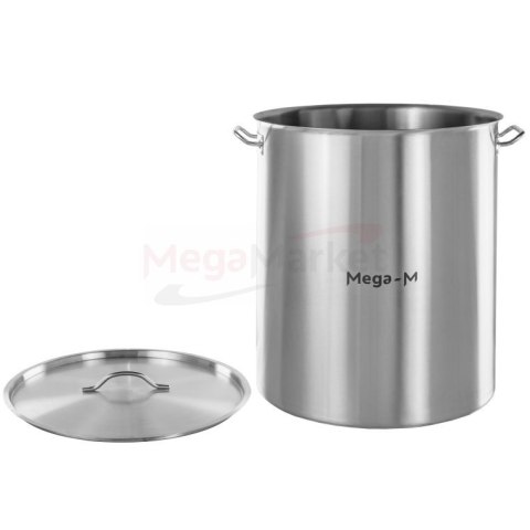 Garnek ze Stali Nierdzewnej Wysoki z Pokrywką 115l 50x60 cm | mm-B100110