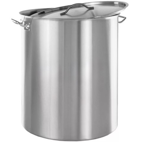 Garnek ze Stali Nierdzewnej Wysoki z Pokrywką 115l 50x60 cm | mm-B100110