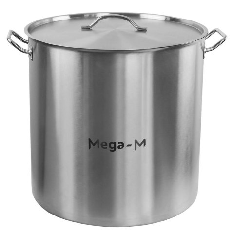 Garnek ze Stali Nierdzewnej Wysoki z Pokrywką 130l 55x55 cm | mm-B100111