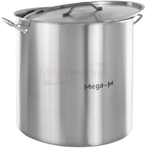 Garnek ze Stali Nierdzewnej Wysoki z Pokrywką 130l 55x55 cm | mm-B100111