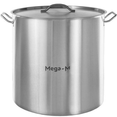 Garnek ze Stali Nierdzewnej Wysoki z Pokrywką 130l 55x55 cm | mm-B100111