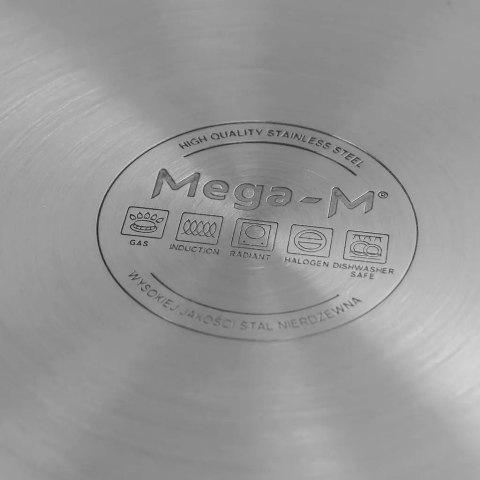 Garnek ze Stali Nierdzewnej Wysoki z Pokrywką 60x70cm 198l 60x70cm | MTP005041