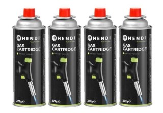 Kartusz Gazowy Gaz do Kuchenki Turystycznej Palnika Nabój Wkład 4 Szt. | HENDI 199039