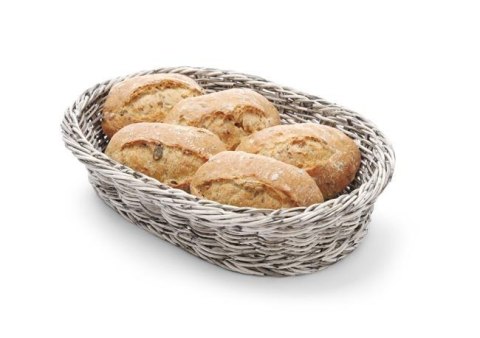 Koszyk Owalny Czarny 250x190x65mm | HENDI 426623