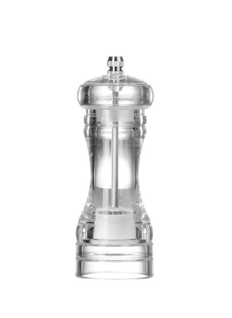 Młynek do Pieprzu Akrylowy Transparentny Ø60x215 mm | HENDI 469668