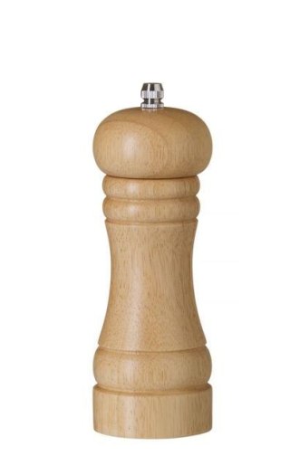 Młynek do Pieprzu Drewniany Jasne Drewno Ø57x165mm | HENDI 469705