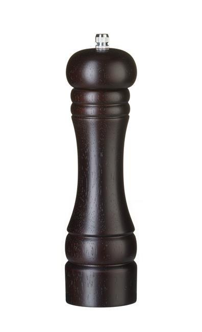 Młynek do Soli Drewniany Ciemne Drewno Ø57x215mm | HENDI 469811